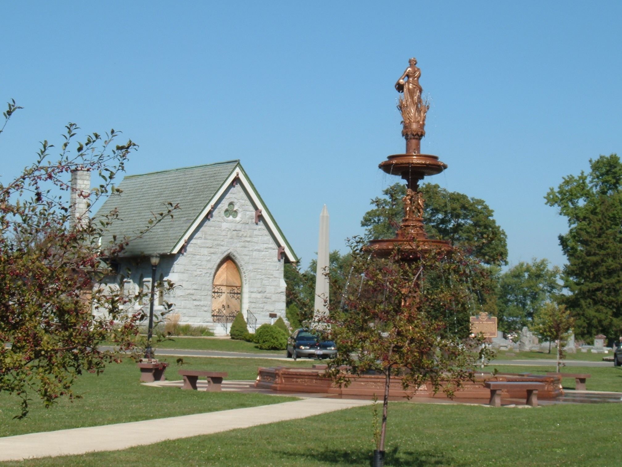 Washington Cemetery Fountain